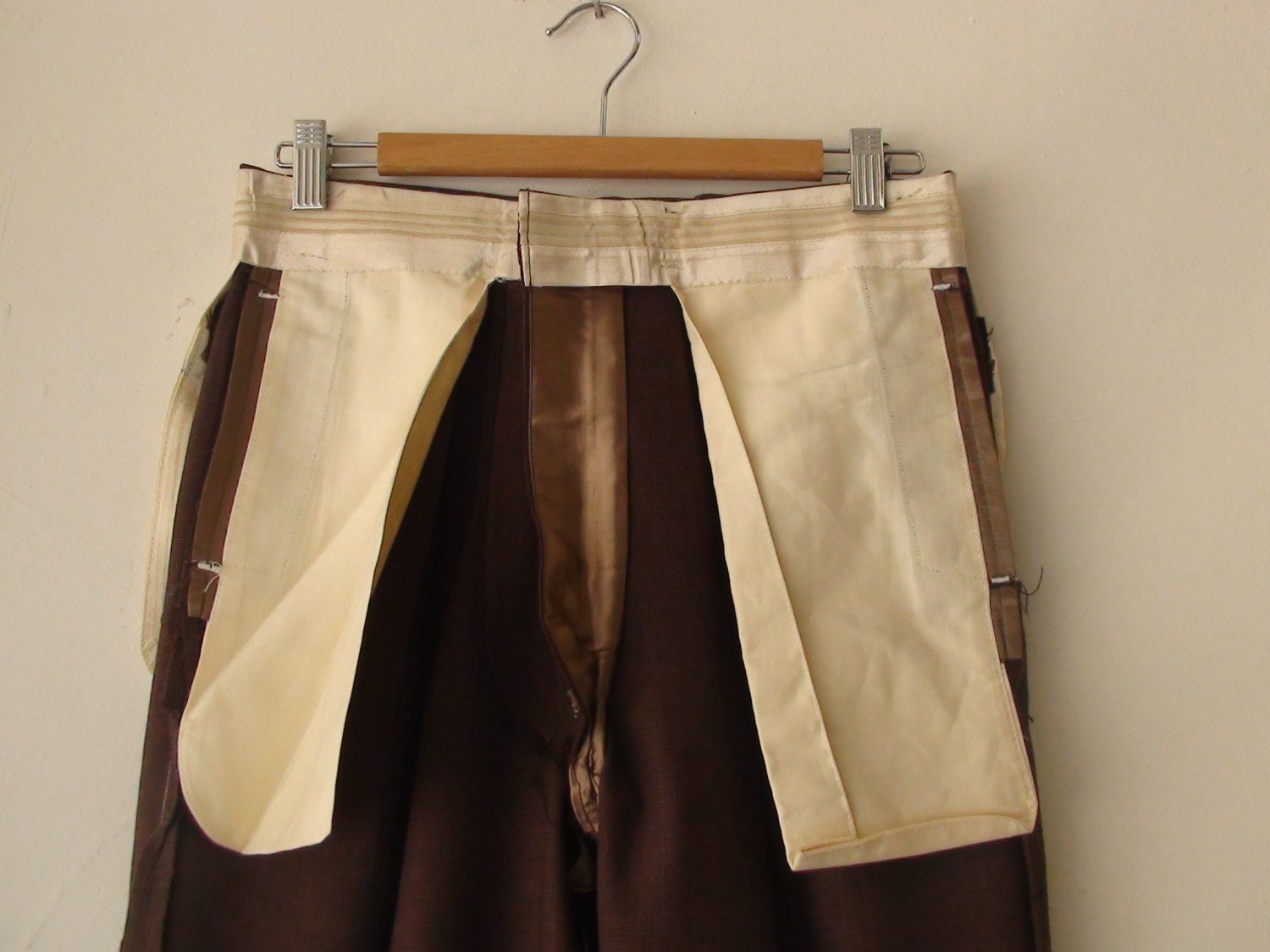 Original 1940s men's pants Dead Stock 'Stamina' Deep Brown | Chaos