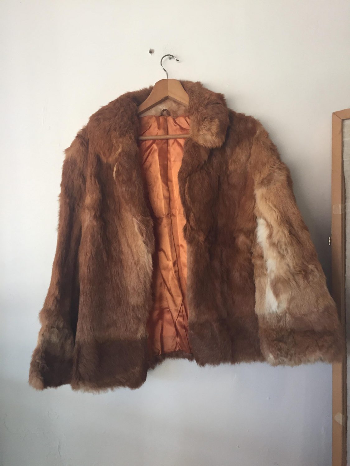 Vintage Ginger Rabbit Fur Jacket | Chaos Bazaar Vintage