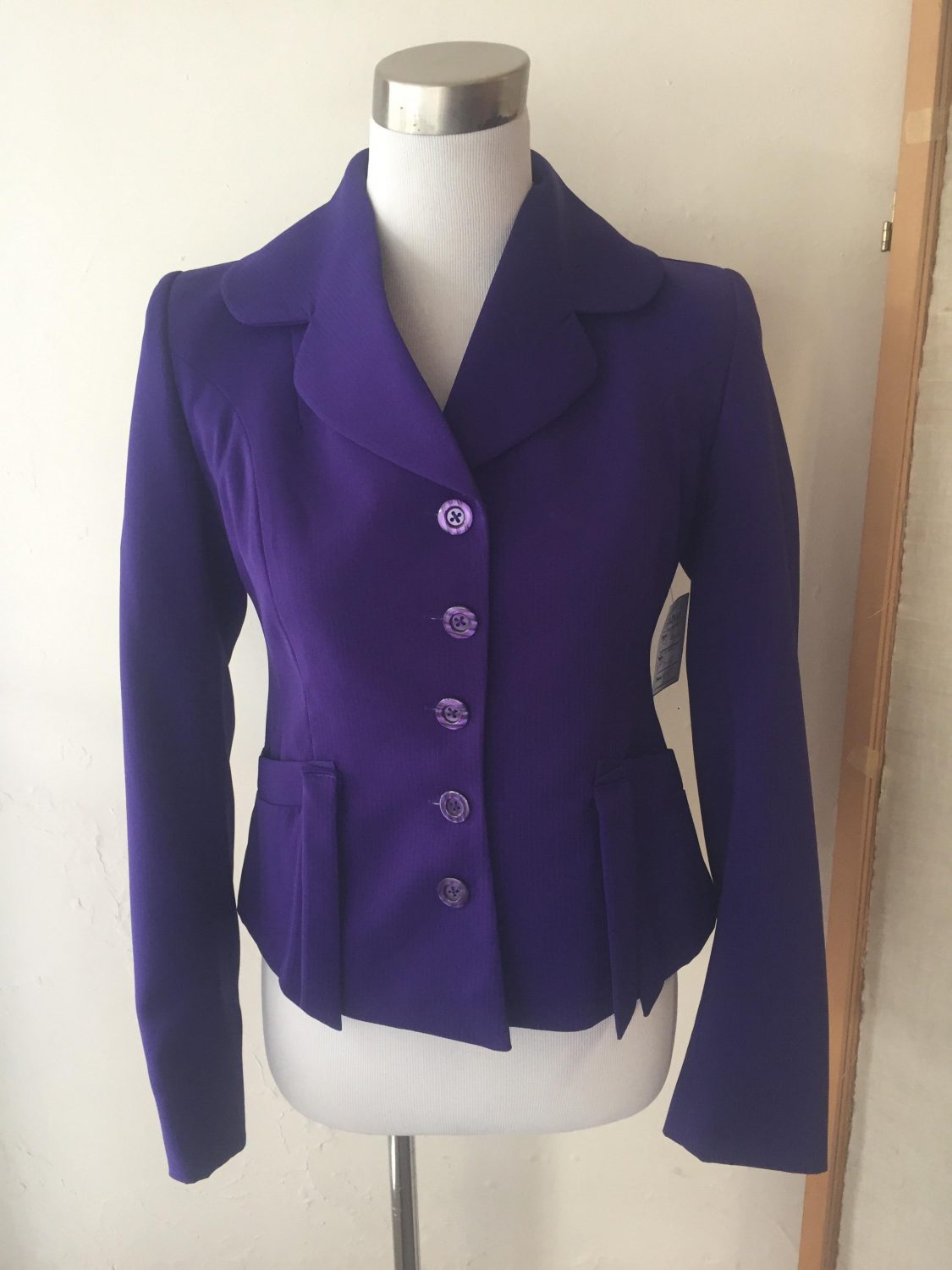 1950s Style Purple Jacket | Chaos Bazaar Vintage