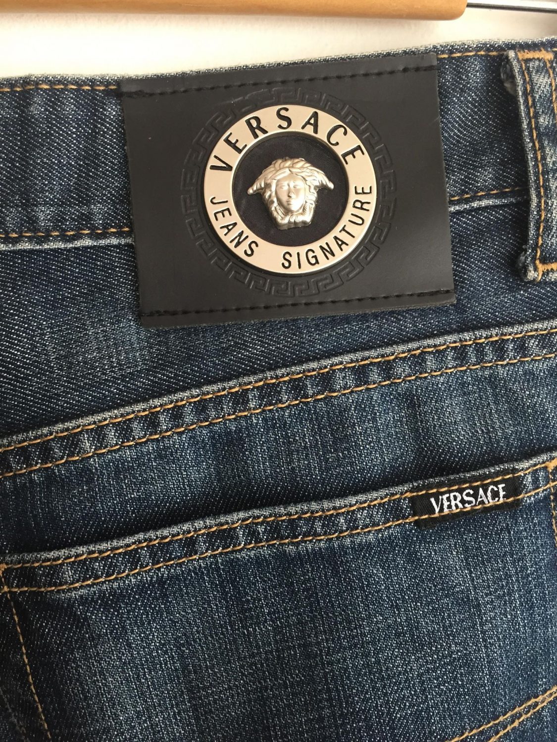 Original Vintage Versace Signature Jeans | Chaos Bazaar Vintage