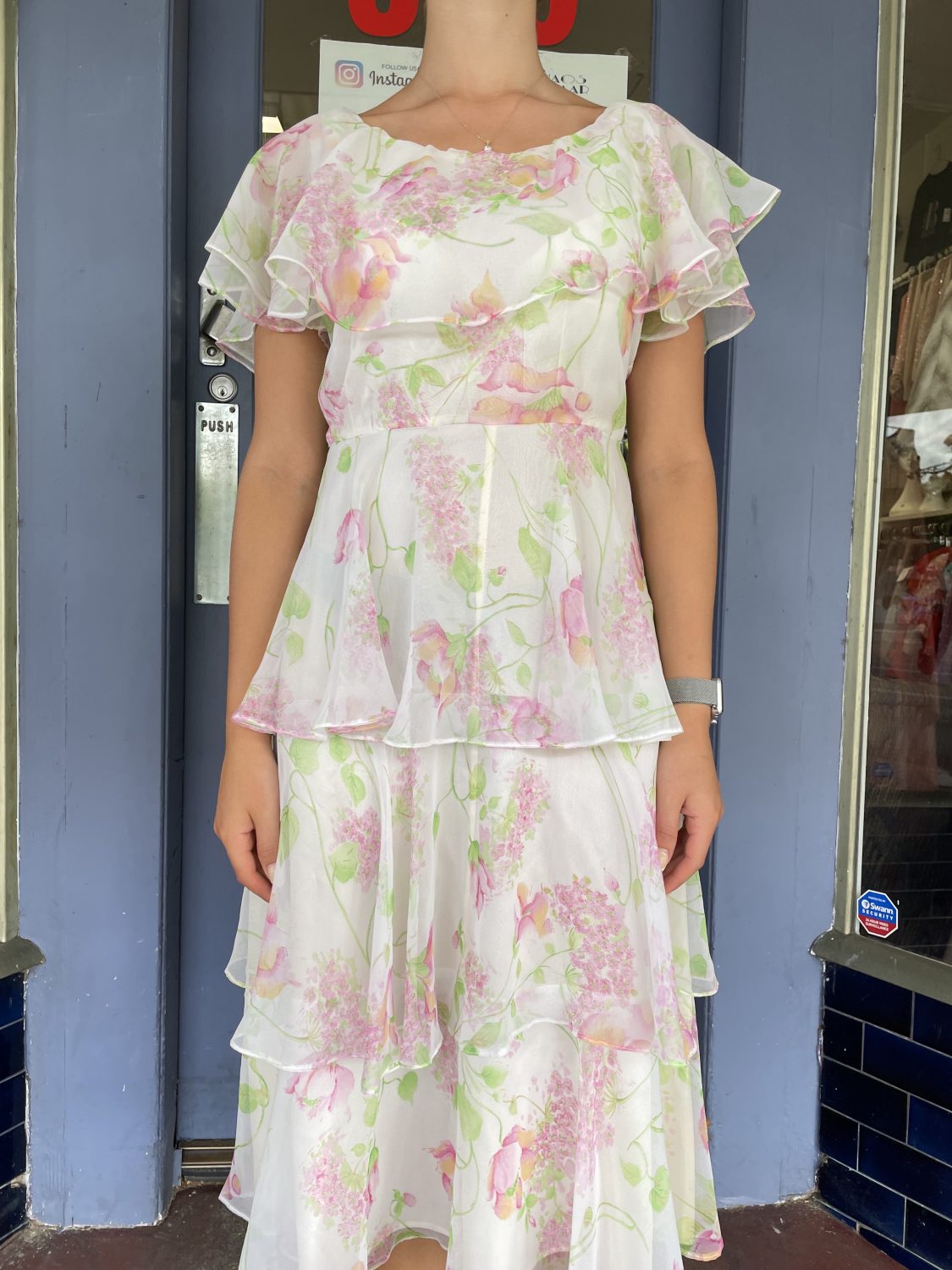knee length dresses for ladies 70s Gunne Sax Midi Dress – Luxie Vintage main image 1