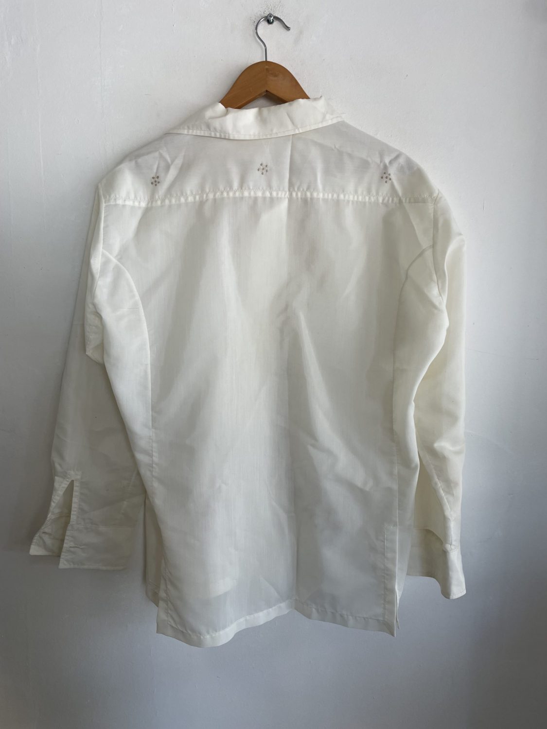 BEAUTIFUL AUTHENTIC MENS 1970s EMBROIDERED CREAM SHIRT | Chaos Bazaar ...